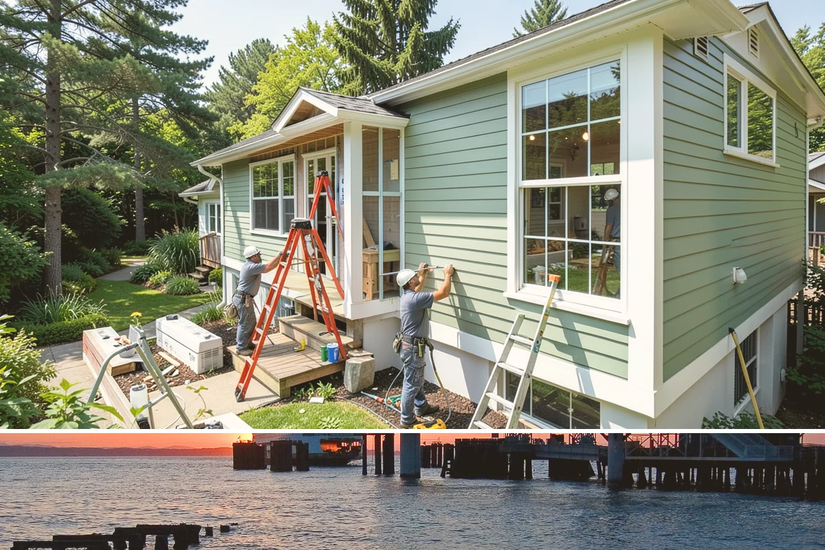 Paver Driveway Installation in Edmonds, Snohomish County, WA - Dry summer weather is ideal for base compaction and jointing, though installation stays feasible through early fall.