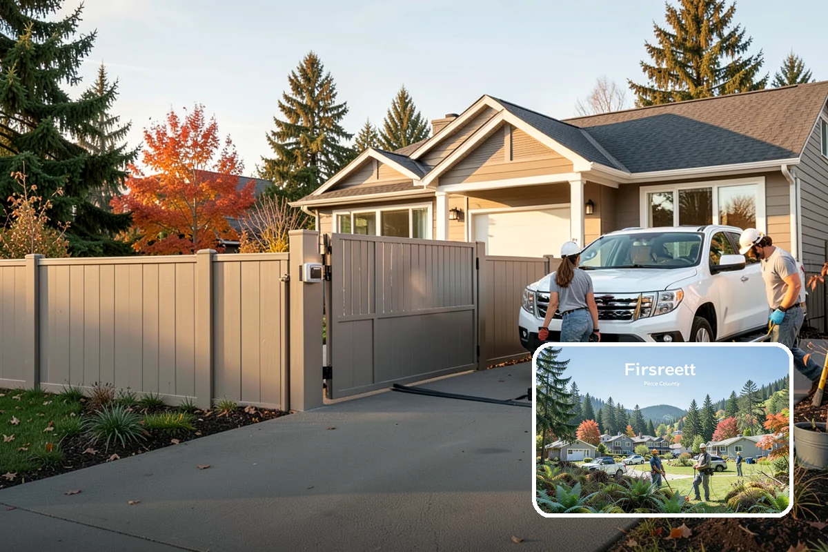 Paver Driveway Installation in Fircrest, Pierce County, WA - Interlocking units flex without cracking