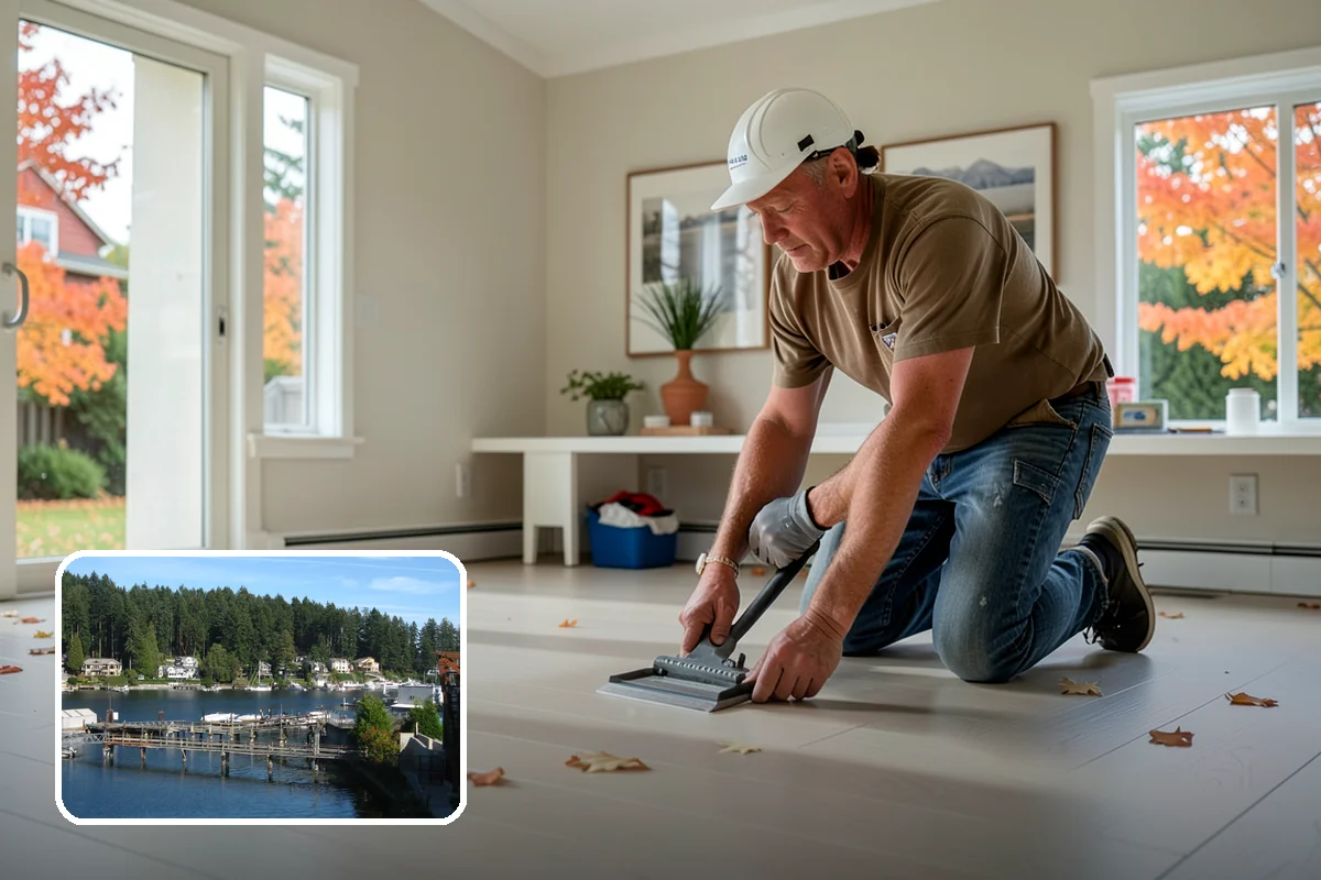 Paver Driveway Installation in Gig Harbor, Pierce County, WA - Interlocking units flex without cracking