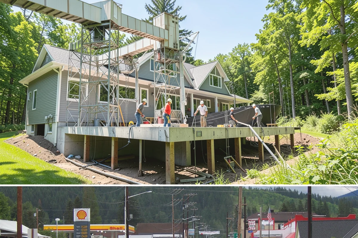 Paver Driveway Installation in Granite Falls, Snohomish County, WA - Dry summer weather is ideal for base compaction and jointing, though installation stays feasible through early fall.