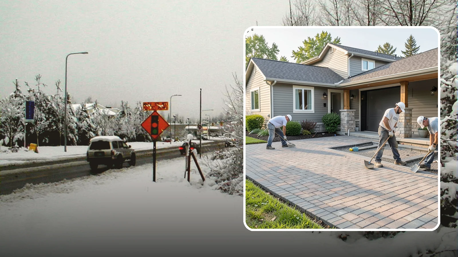 Paver Driveway Installation in Newcastle, King County, WA - Installing an interlocking paver driveway that combines strong load capacity with excellent drainage and curb appeal.