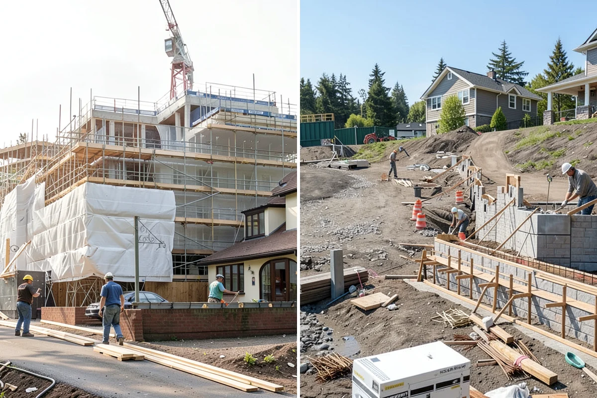 Paver Driveway Installation in Pacific, King County, WA - Excavate and grade the driveway to the proper depth
