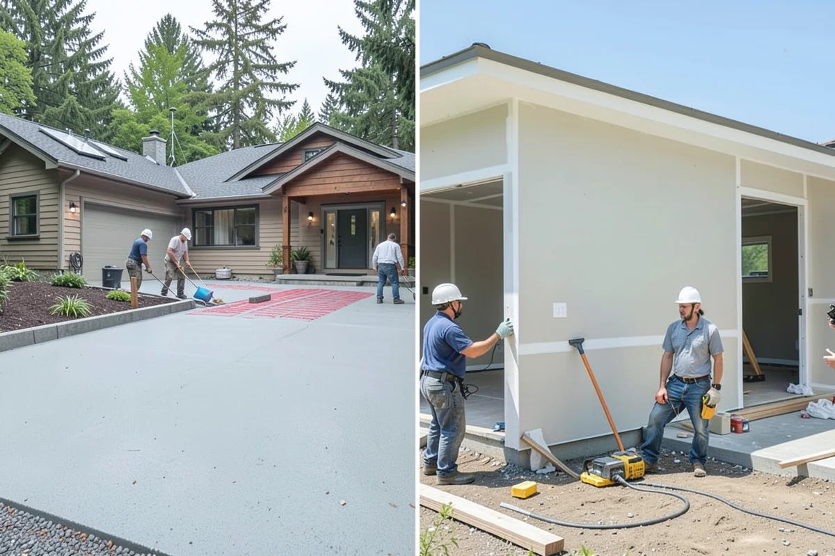 Paver Driveway Installation in Redmond, King County, WA - Excavate and grade the driveway to the proper depth