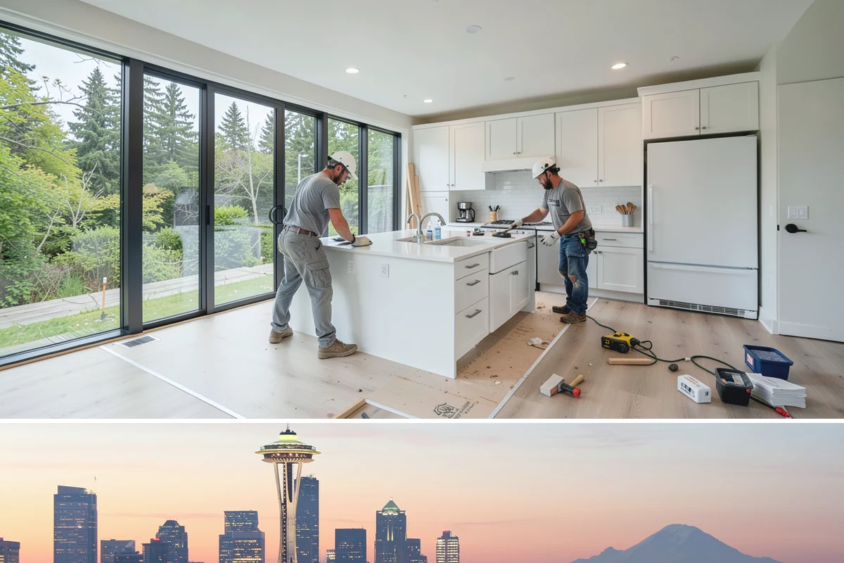 Paver Driveway Installation in Seattle, King County, WA - Dry summer weather is ideal for base compaction and jointing, though installation stays feasible through early fall.
