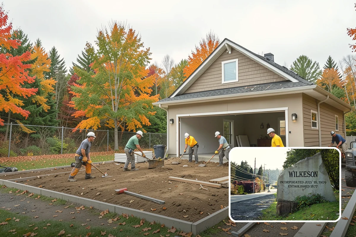 Paver Driveway Installation in Wilkeson, Pierce County, WA - Interlocking units flex without cracking