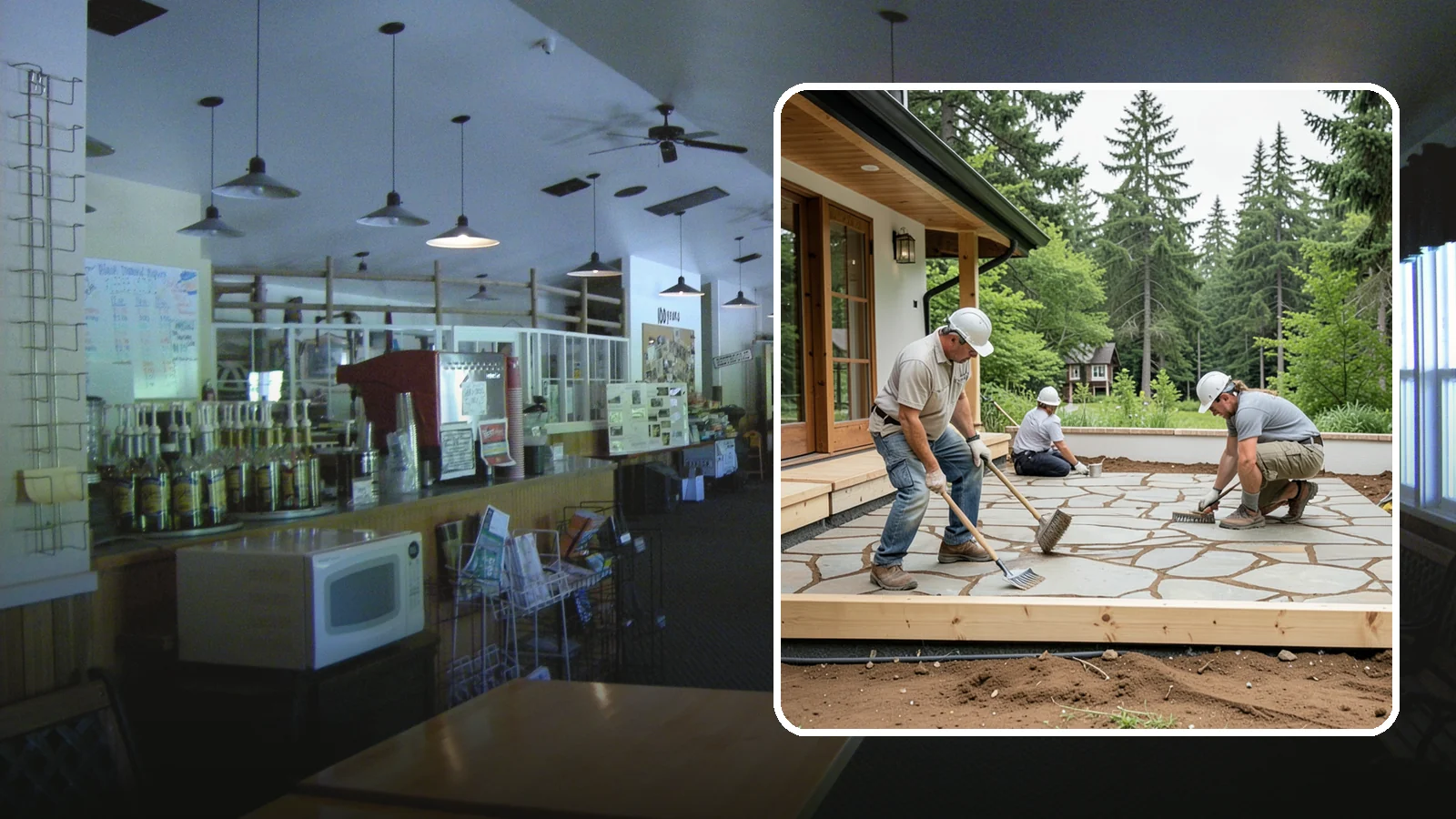 Paver Patio Installation in Black Diamond, King County, WA - Paver patio installation that creates a beautiful, flexible surface built to handle shifting soils.