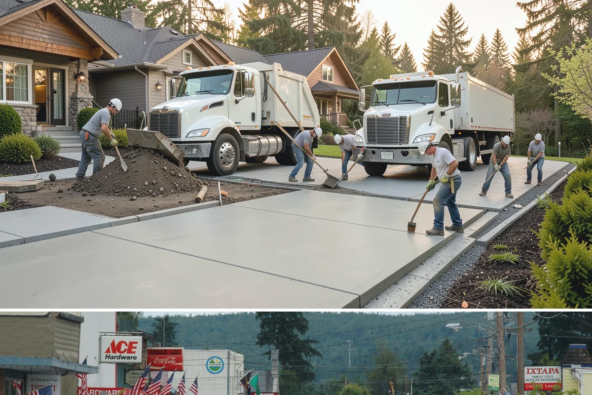 Paver Patio Installation in Carnation, King County, WA - Dry summer soil compacts best for a stable base, making it the ideal season for paver installation.
