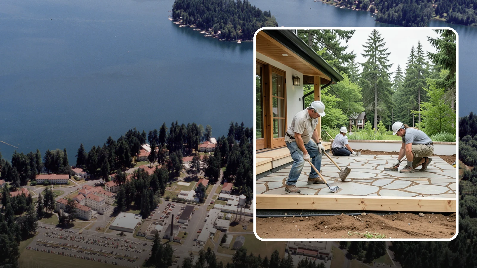 Paver Patio Installation in Lakewood, Pierce County, WA - Paver patio installation that creates a beautiful, flexible surface built to handle shifting soils.