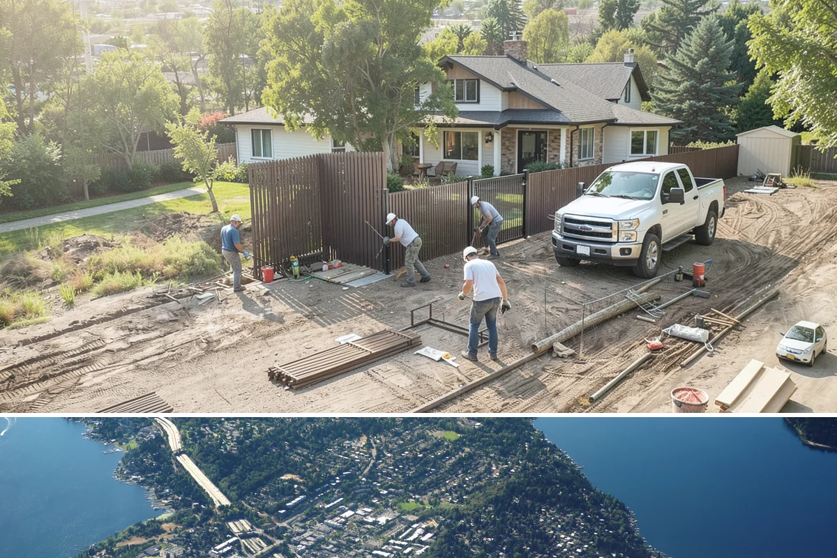 Paver Patio Installation in Mercer Island, King County, WA - Dry summer soil compacts best for a stable base, making it the ideal season for paver installation.