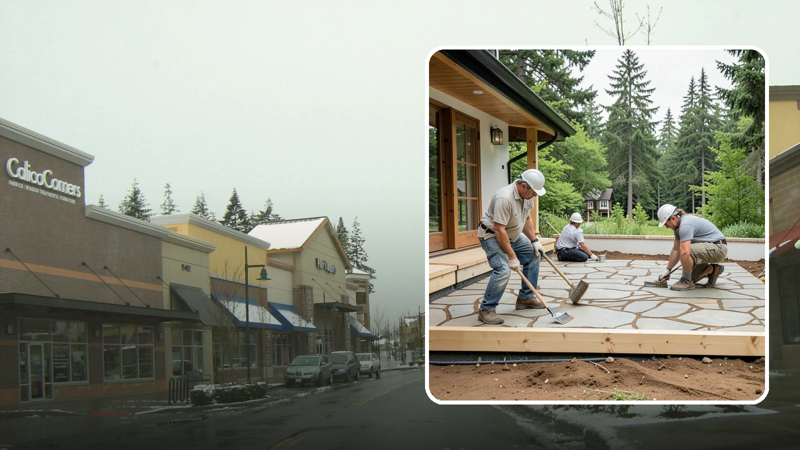 Paver Patio Installation in Mill Creek, Snohomish County, WA - Paver patio installation that creates a beautiful, flexible surface built to handle shifting soils.