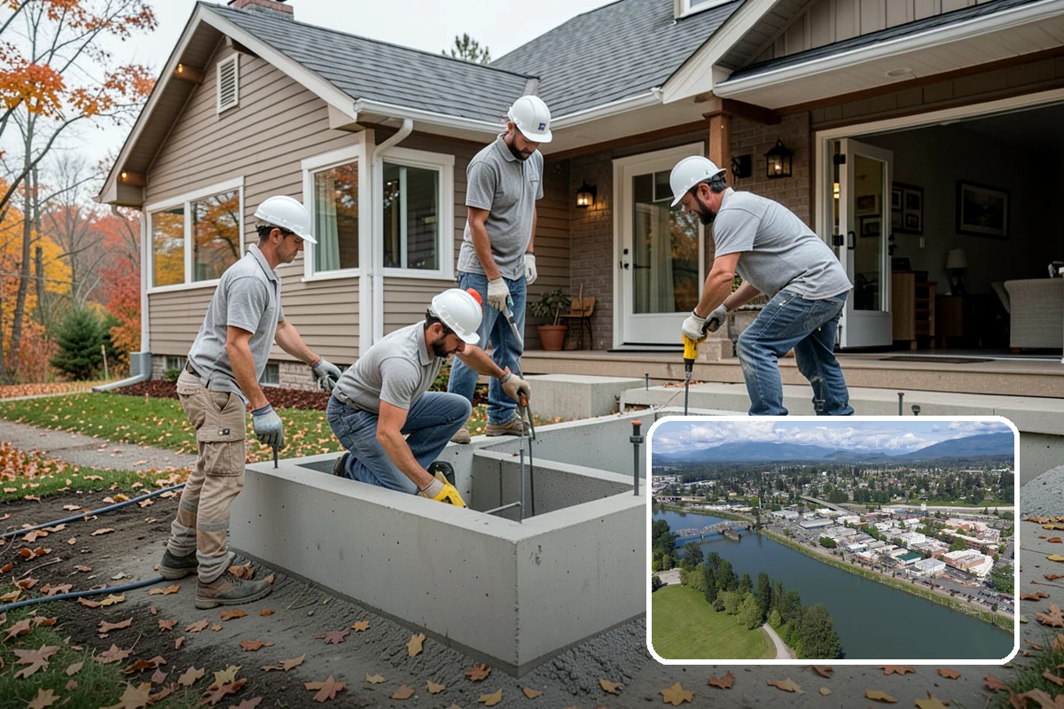 Paver Patio Installation in Mount Vernon, Skagit County, WA - Flexes with settling and freeze-thaw soils