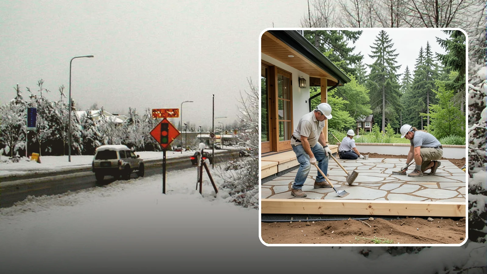 Paver Patio Installation in Newcastle, King County, WA - Paver patio installation that creates a beautiful, flexible surface built to handle shifting soils.