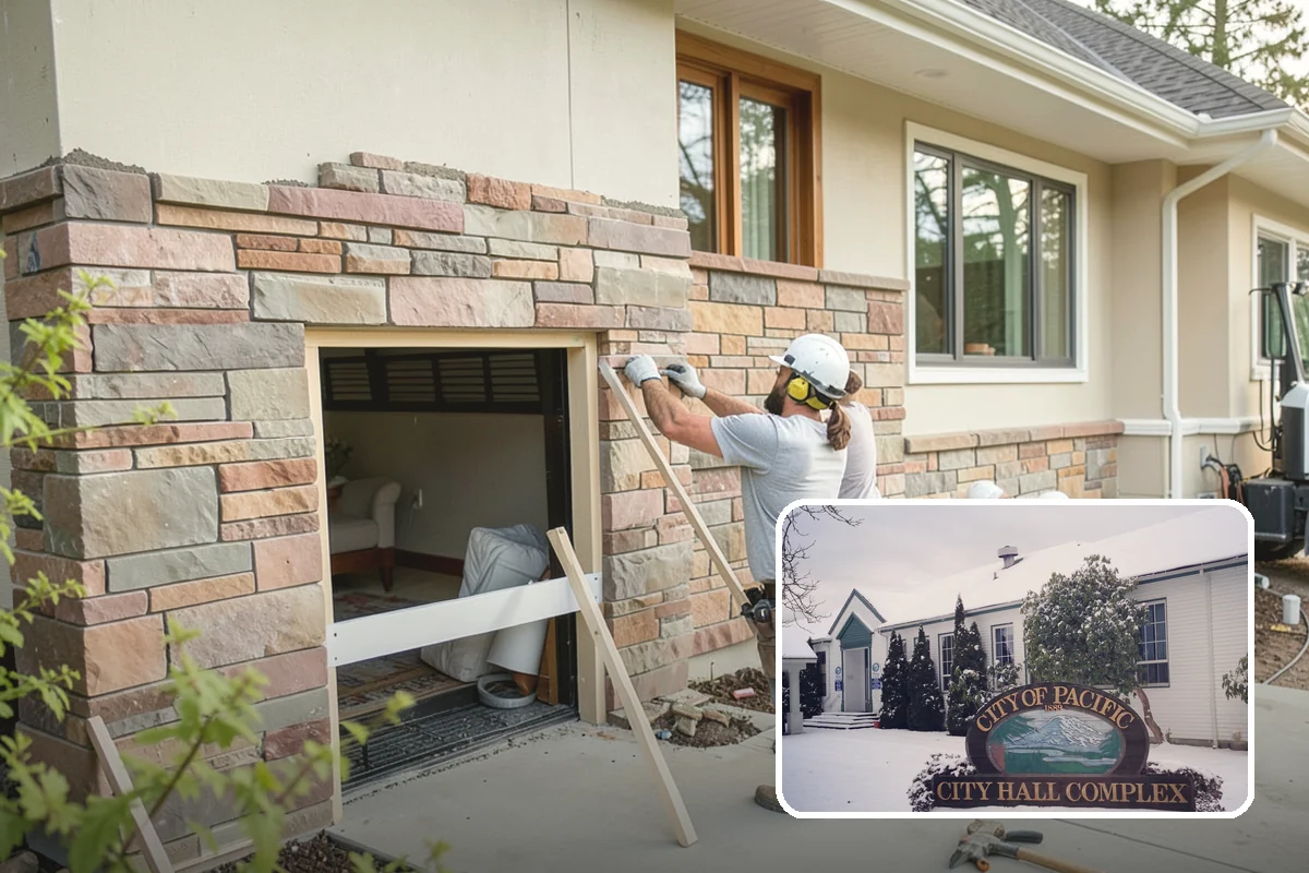Paver Patio Installation in Pacific, King County, WA - Flexes with settling and freeze-thaw soils