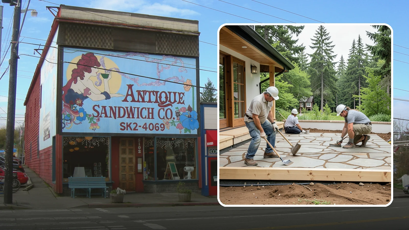 Paver Patio Installation in Ruston, Pierce County, WA - Paver patio installation that creates a beautiful, flexible surface built to handle shifting soils.