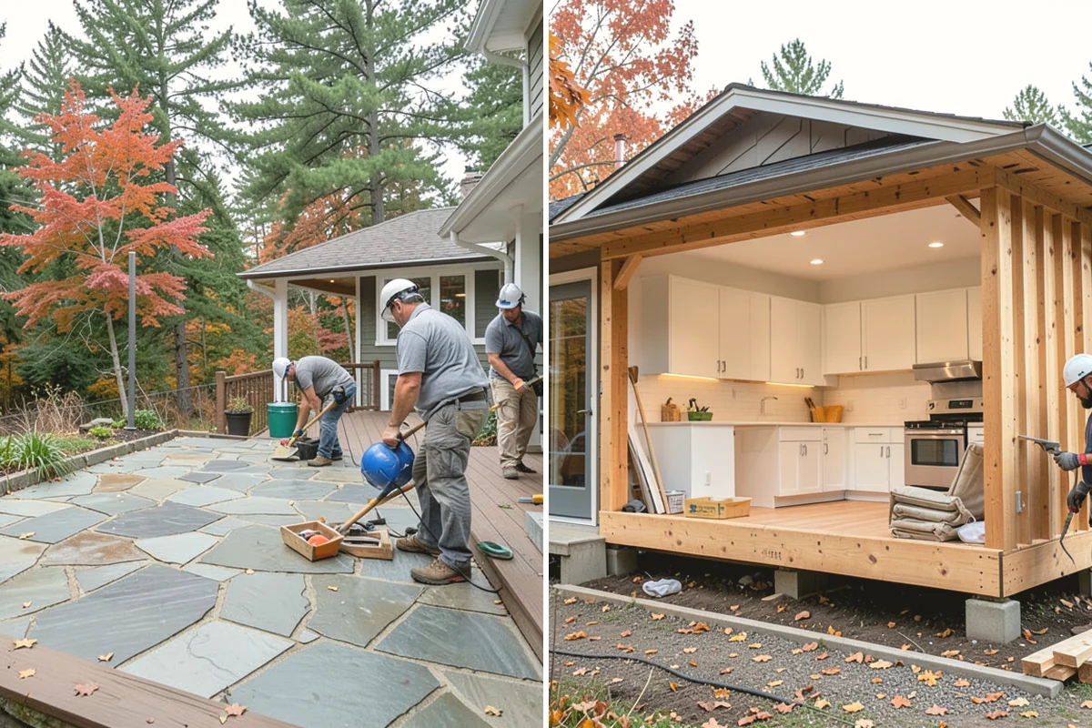 Paver Patio Installation in Ruston, Pierce County, WA - Excavate and compact a deep gravel base