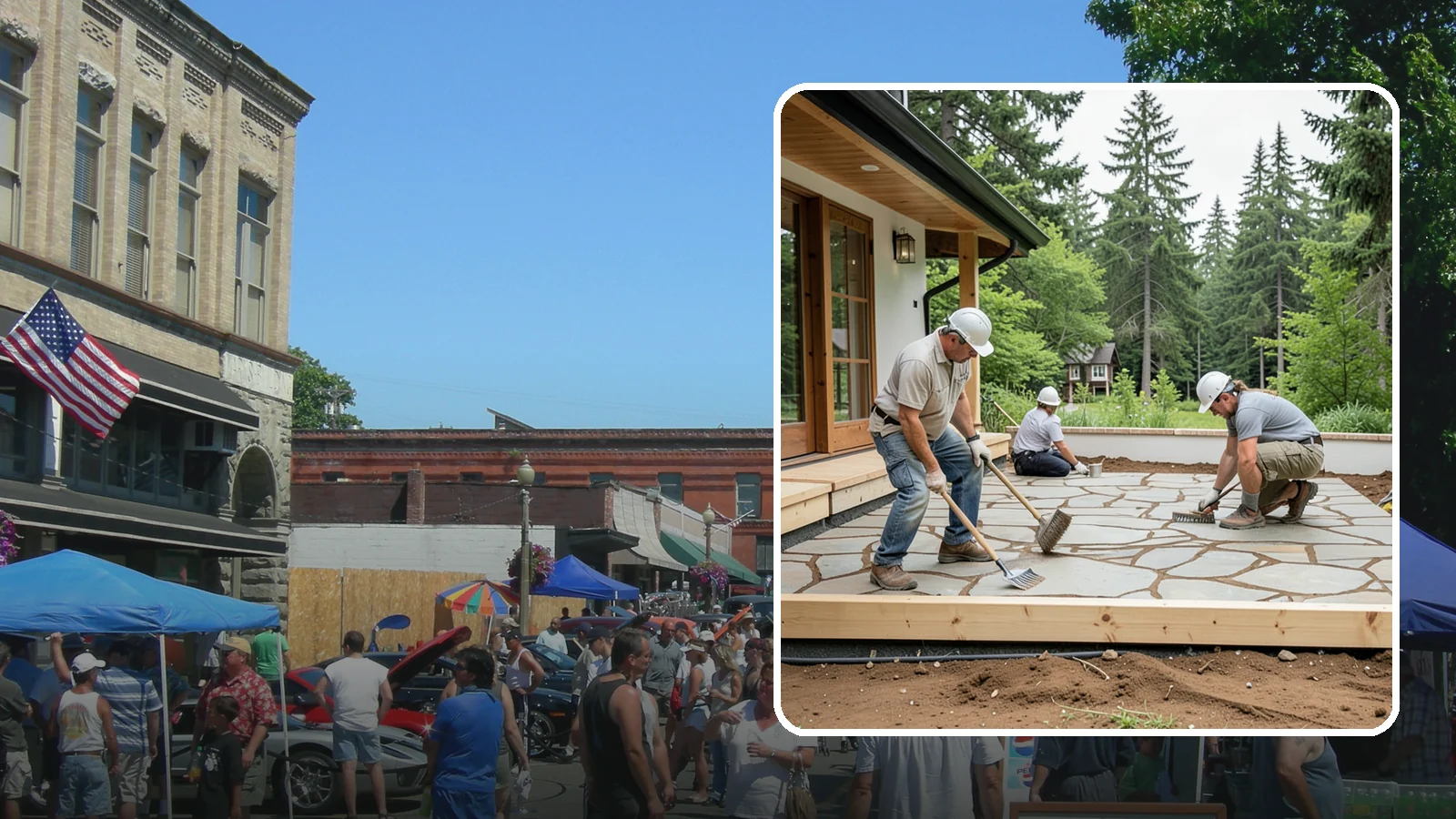Paver Patio Installation in Snohomish, Snohomish County, WA - Paver patio installation that creates a beautiful, flexible surface built to handle shifting soils.