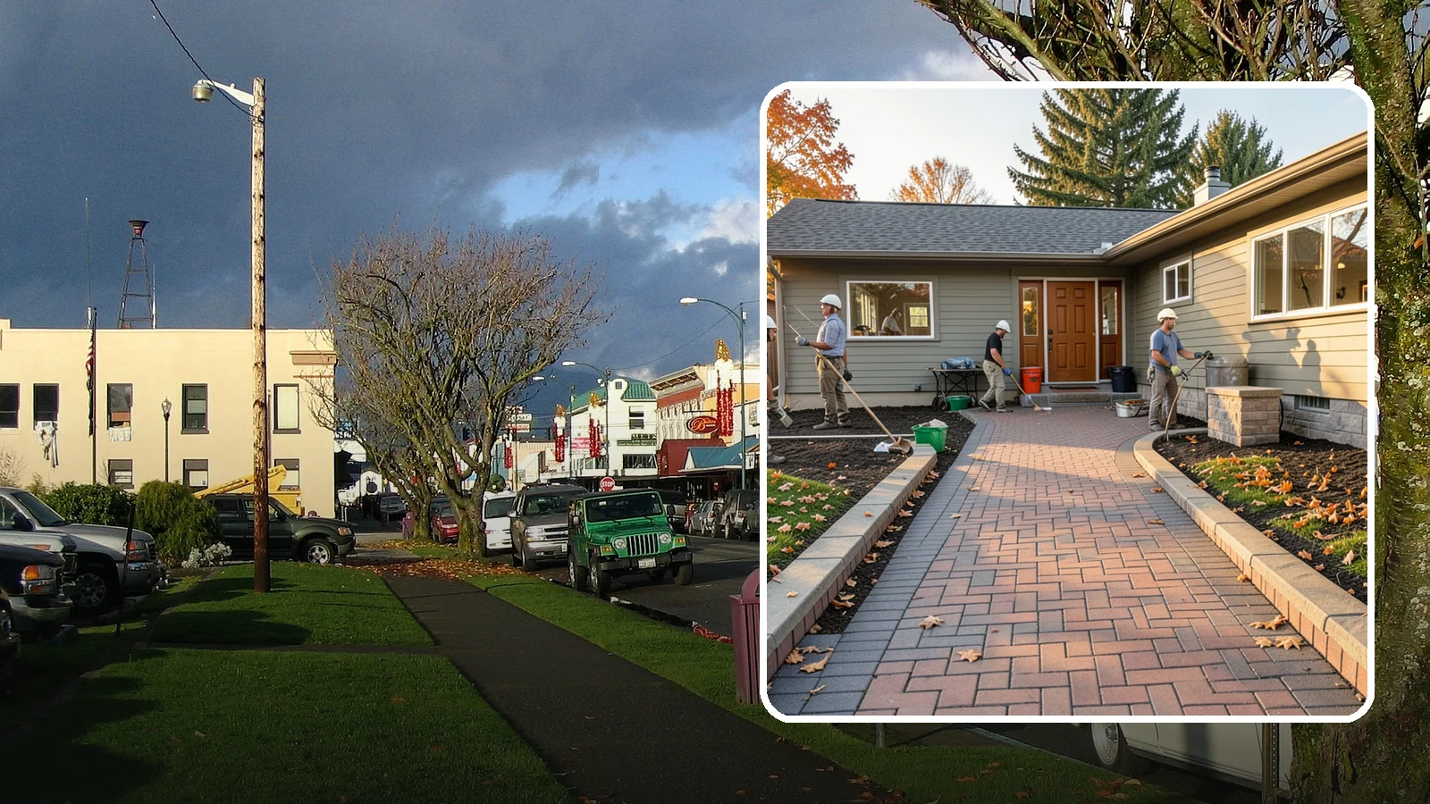 Paver Walkway Installation in Arlington, Snohomish County, WA - Installing an interlocking paver walkway that stays level, drains well, and guides visitors to your door.