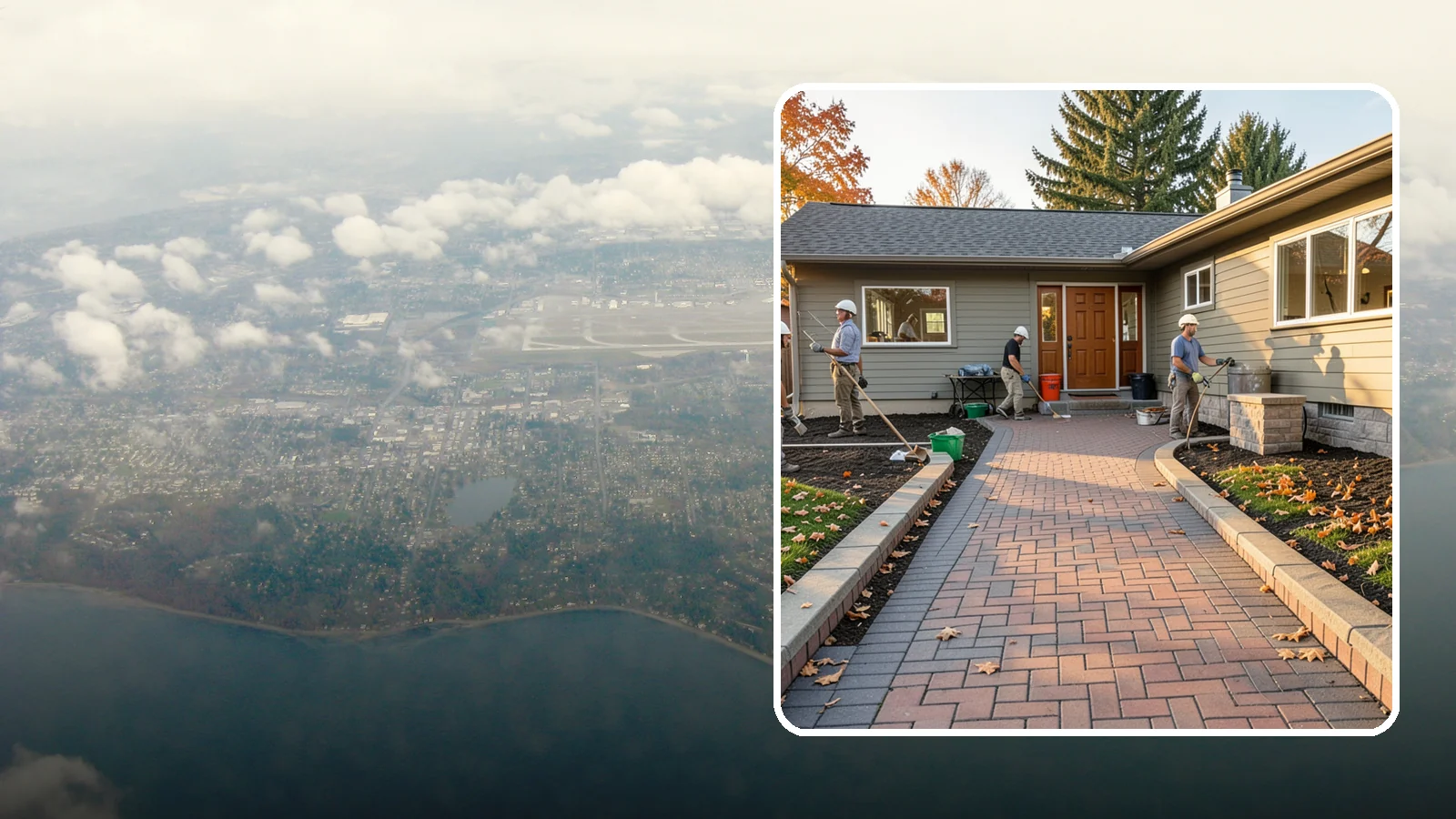 Paver Walkway Installation in Burien, King County, WA - Installing an interlocking paver walkway that stays level, drains well, and guides visitors to your door.