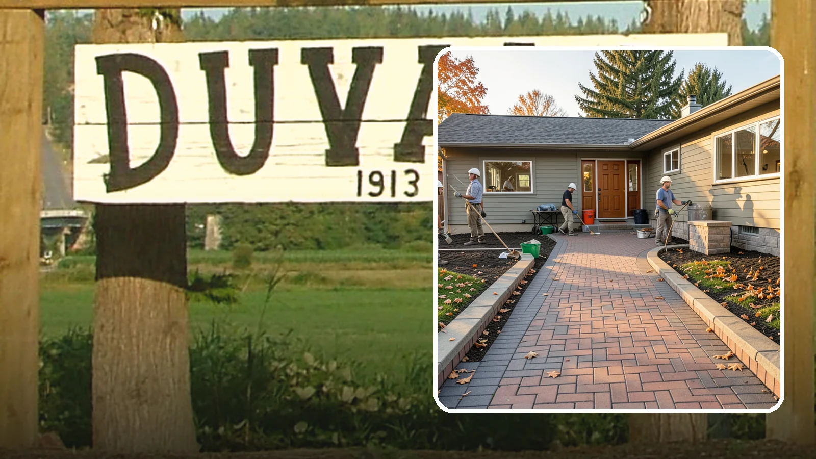 Paver Walkway Installation in Duvall, King County, WA - Installing an interlocking paver walkway that stays level, drains well, and guides visitors to your door.
