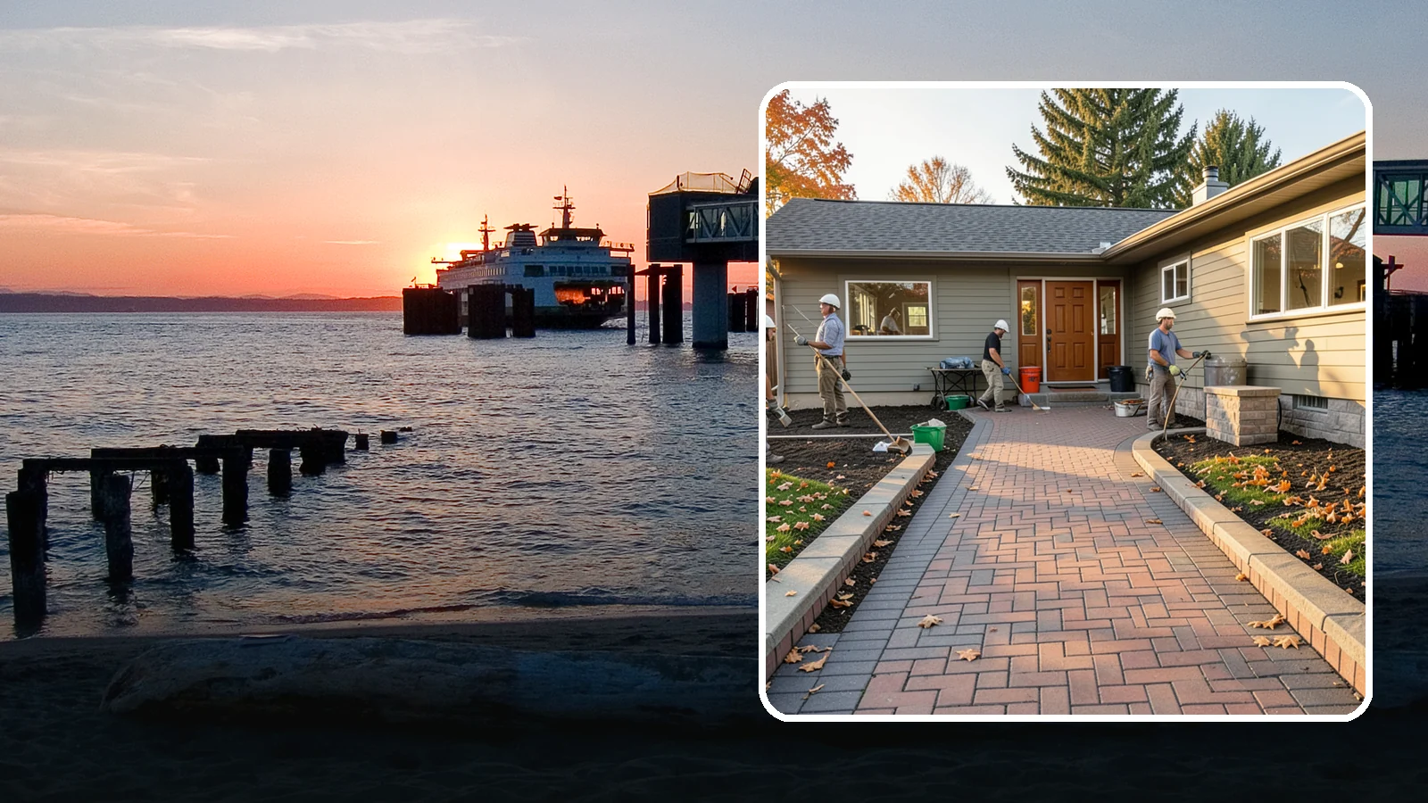 Paver Walkway Installation in Edmonds, Snohomish County, WA - Installing an interlocking paver walkway that stays level, drains well, and guides visitors to your door.