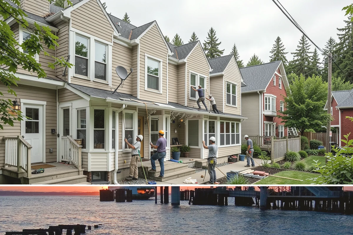 Paver Walkway Installation in Edmonds, Snohomish County, WA - Dry months allow the best base compaction and jointing, though walkways can often be built into early fall.