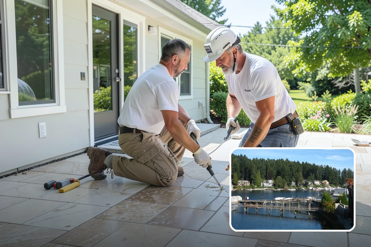 Paver Walkway Installation in Gig Harbor, Pierce County, WA - Level, stable path over a compacted base