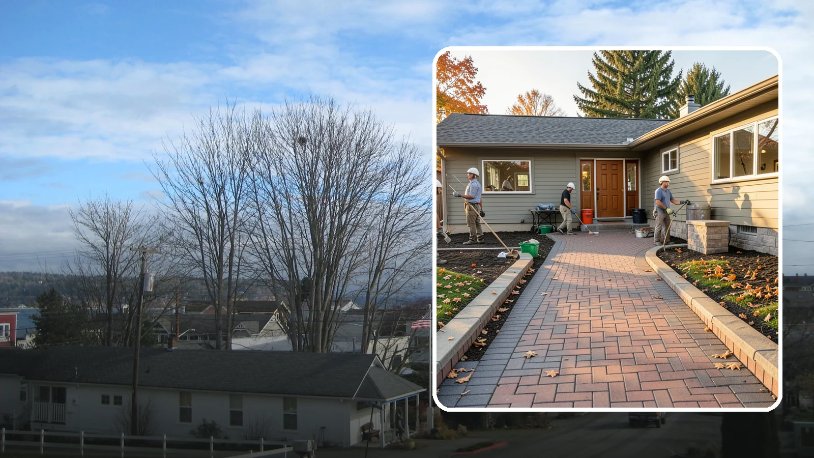 Paver Walkway Installation in Langley, Island County, WA - Installing an interlocking paver walkway that stays level, drains well, and guides visitors to your door.