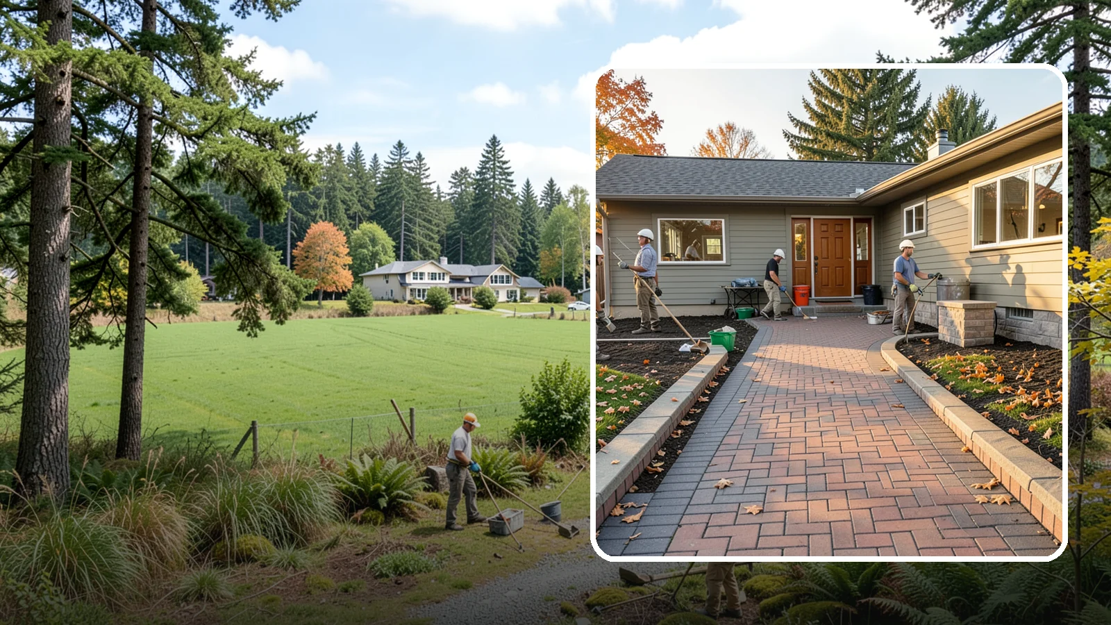 Paver Walkway Installation in Lyman, Skagit County, WA - Installing an interlocking paver walkway that stays level, drains well, and guides visitors to your door.