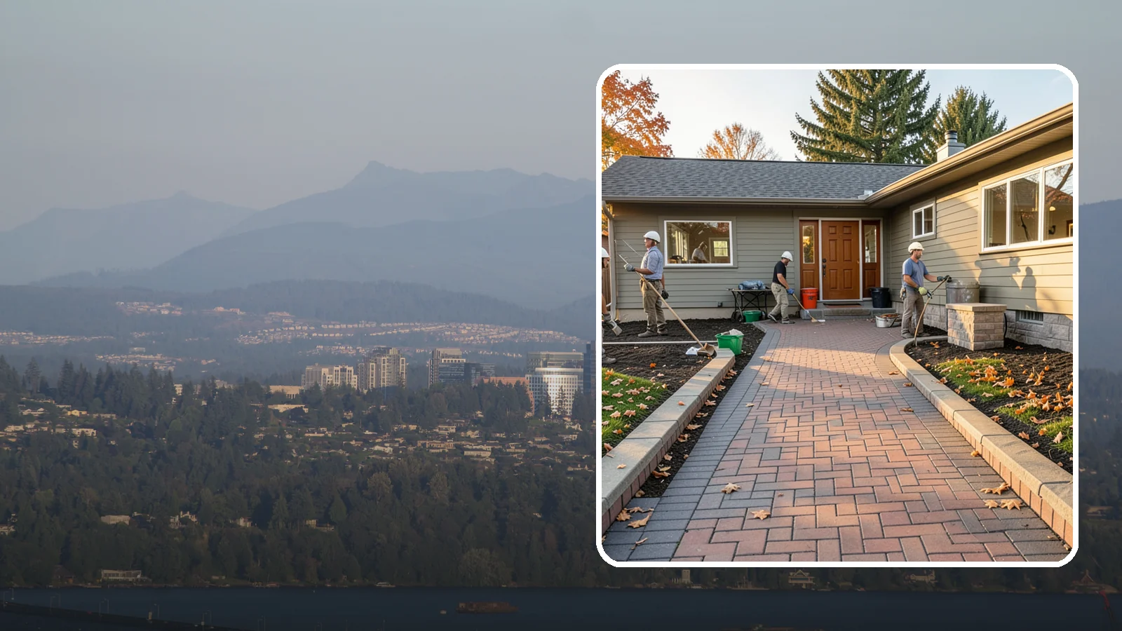 Paver Walkway Installation in Medina, King County, WA - Installing an interlocking paver walkway that stays level, drains well, and guides visitors to your door.