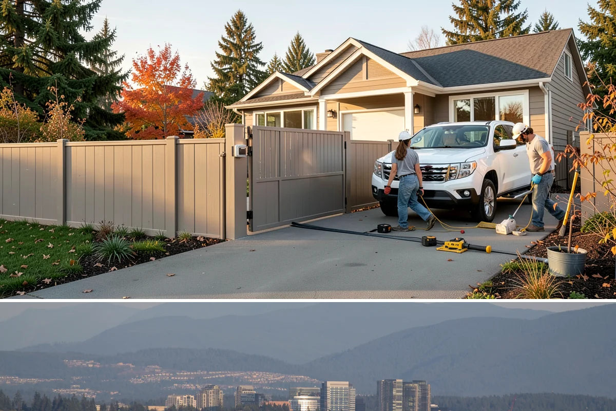 Paver Walkway Installation in Medina, King County, WA - Dry months allow the best base compaction and jointing, though walkways can often be built into early fall.