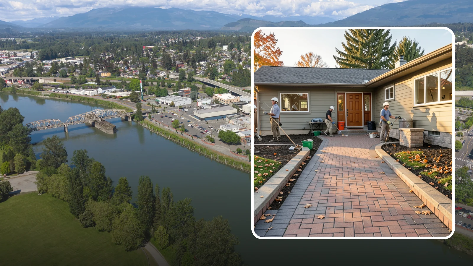 Paver Walkway Installation in Mount Vernon, Skagit County, WA - Installing an interlocking paver walkway that stays level, drains well, and guides visitors to your door.