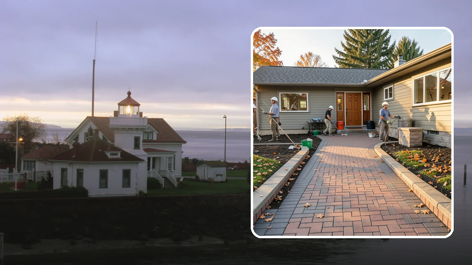 Paver Walkway Installation in Mukilteo, Snohomish County, WA - Installing an interlocking paver walkway that stays level, drains well, and guides visitors to your door.