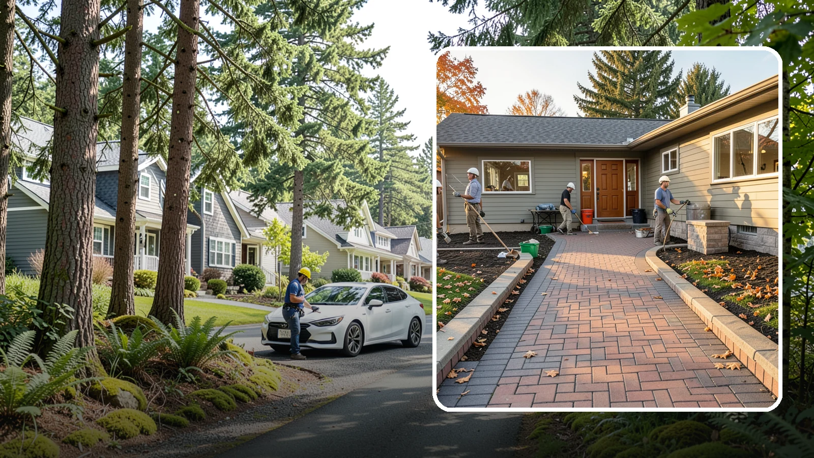 Paver Walkway Installation in Normandy Park, King County, WA - Installing an interlocking paver walkway that stays level, drains well, and guides visitors to your door.