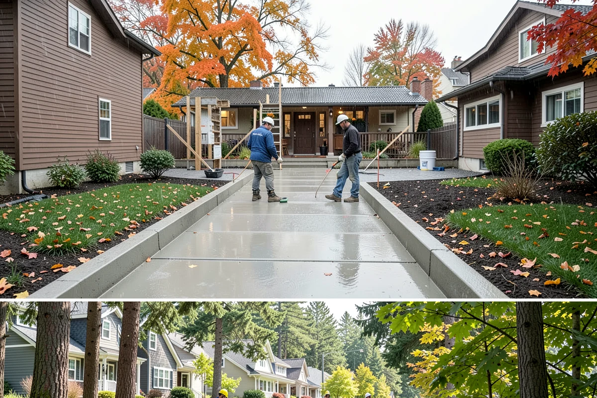 Paver Walkway Installation in Normandy Park, King County, WA - Dry months allow the best base compaction and jointing, though walkways can often be built into early fall.