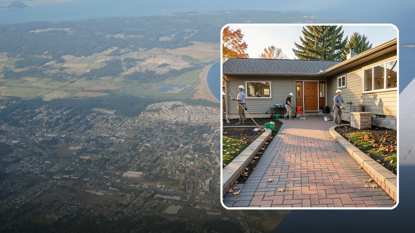 Paver Walkway Installation in Oak Harbor, Island County, WA - Installing an interlocking paver walkway that stays level, drains well, and guides visitors to your door.