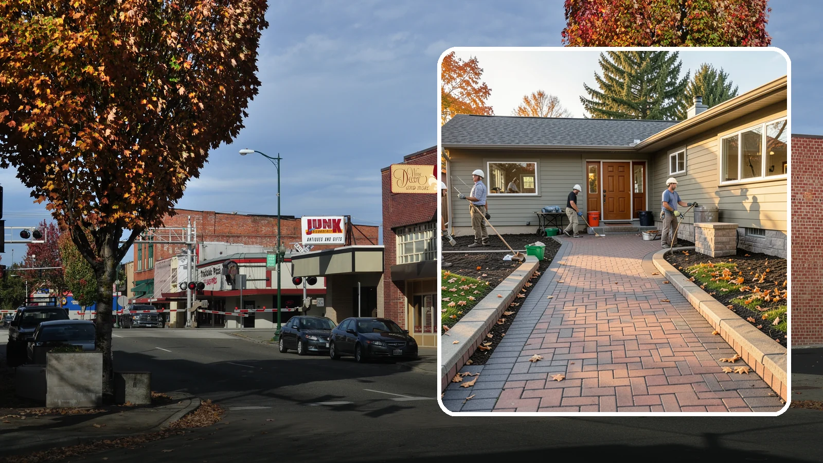 Paver Walkway Installation in Puyallup, Pierce County, WA - Installing an interlocking paver walkway that stays level, drains well, and guides visitors to your door.