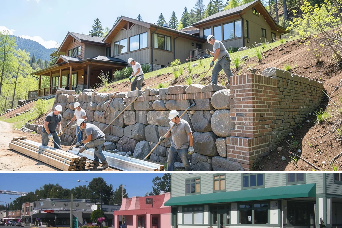Paver Walkway Installation in Snoqualmie, King County, WA - Dry months allow the best base compaction and jointing, though walkways can often be built into early fall.