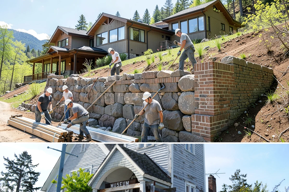 Paver Walkway Installation in Steilacoom, Pierce County, WA - Dry months allow the best base compaction and jointing, though walkways can often be built into early fall.