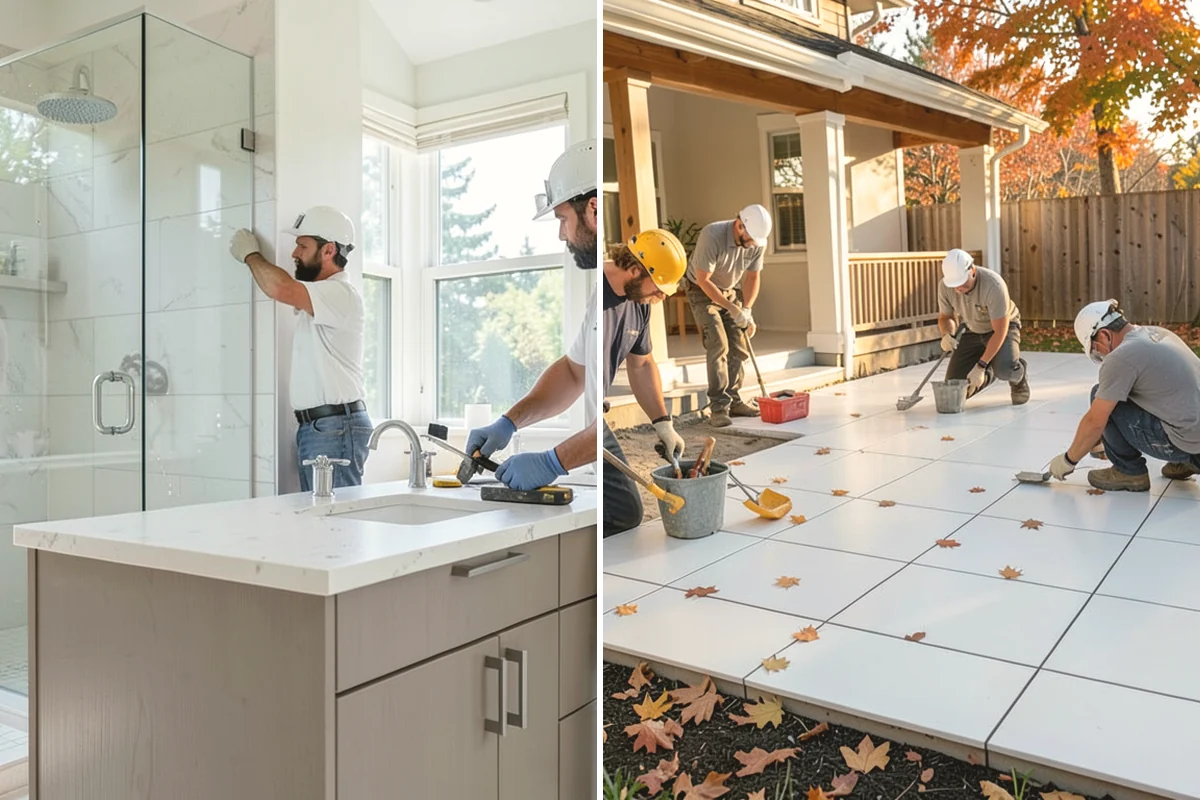 Pavilion Construction in Anacortes, Skagit County, WA - Map the pavilion footprint against your patio and utilities