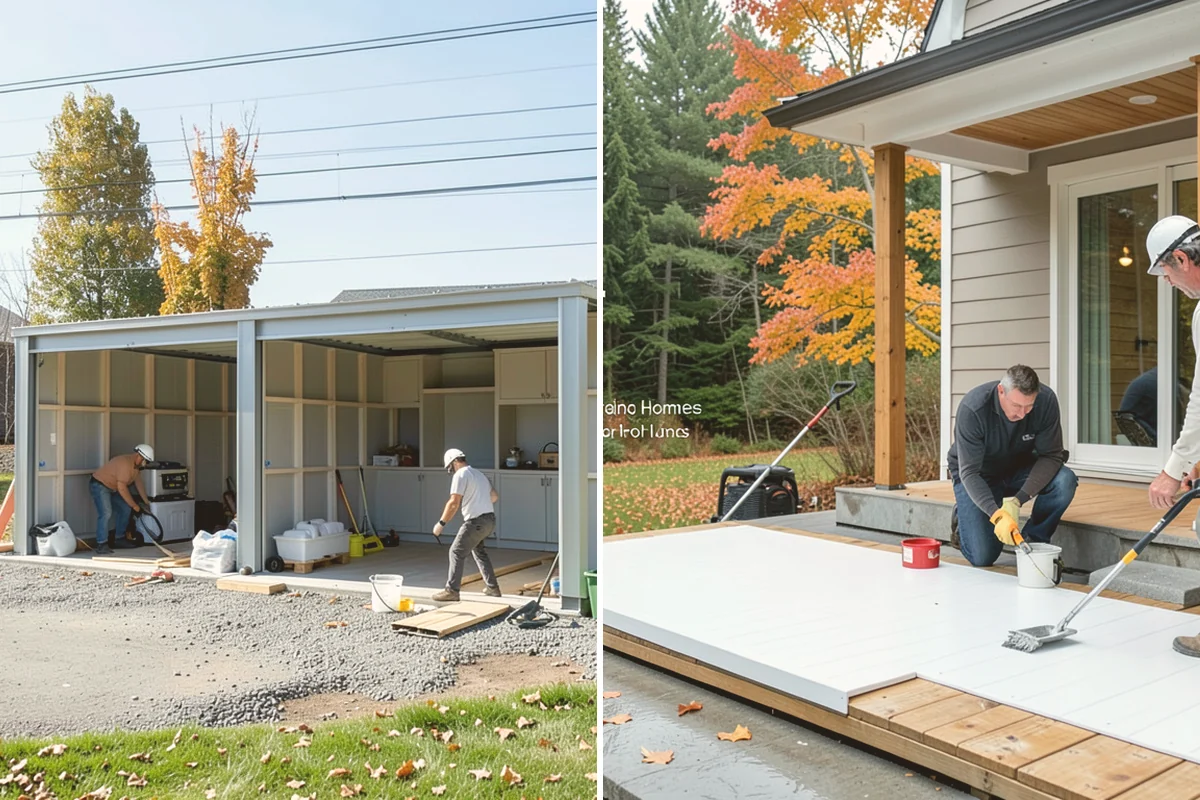 Pavilion Construction in Bothell, King County, WA - Map the pavilion footprint against your patio and utilities