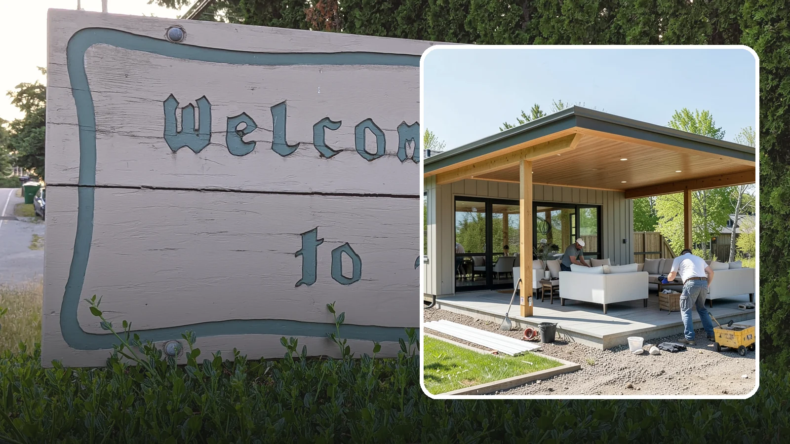 Pavilion Construction in Brier, Snohomish County, WA - A large open-air pavilion that shelters patios, kitchens, or entertaining areas beneath a permanent, engineered roof.