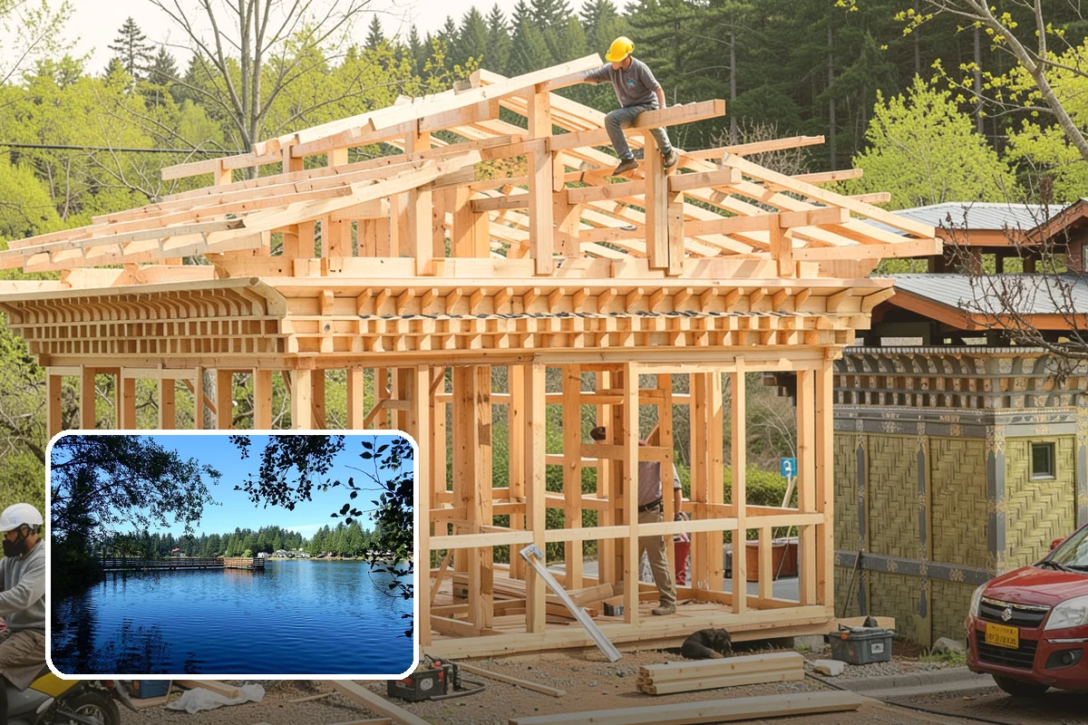 Pavilion Construction in Federal Way, King County, WA - Covers expansive outdoor areas with a single roof