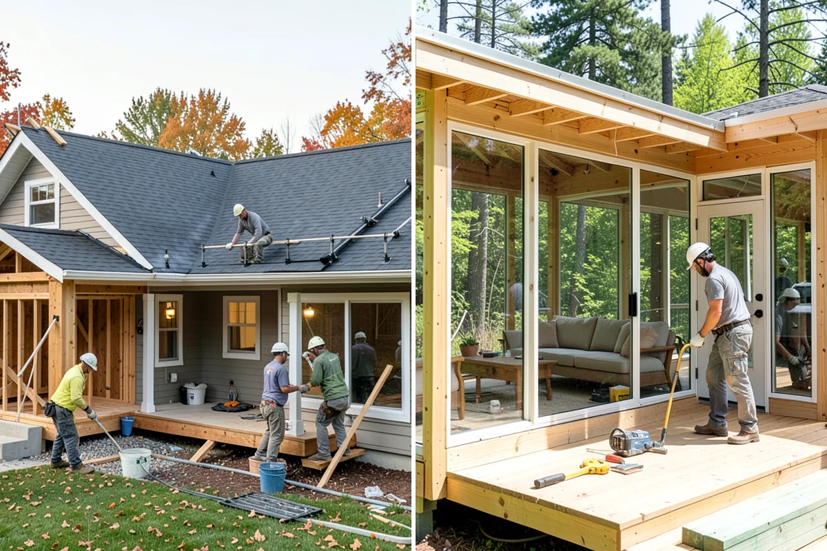 Pavilion Construction in Gig Harbor, Pierce County, WA - Map the pavilion footprint against your patio and utilities