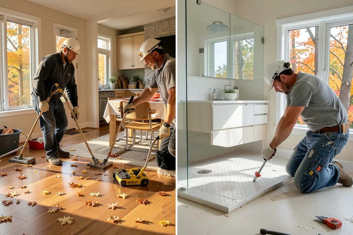 Pavilion Construction in Hunts Point, King County, WA - Map the pavilion footprint against your patio and utilities