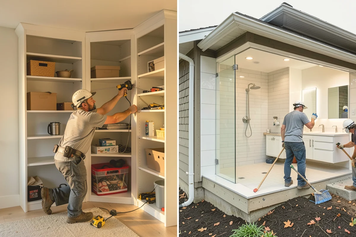Pavilion Construction in Kirkland, King County, WA - Map the pavilion footprint against your patio and utilities