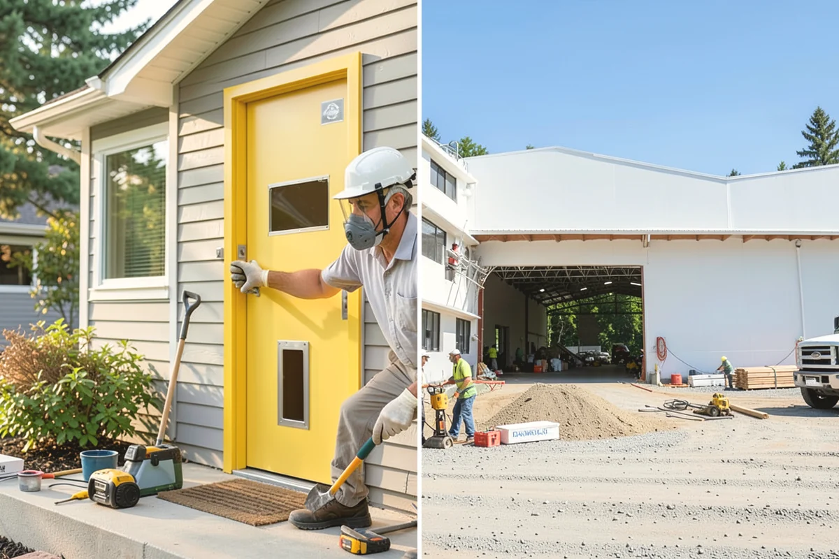 Pavilion Construction in La Conner, Skagit County, WA - Map the pavilion footprint against your patio and utilities
