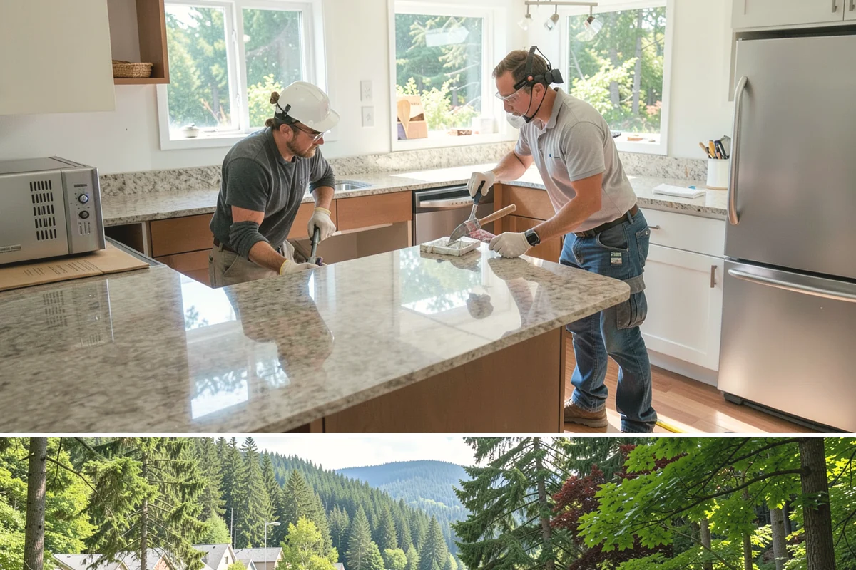 Pavilion Construction in Lake Forest Park, King County, WA - Breaking ground in the drier summer months keeps footing work and roofing on schedule before winter storms.
