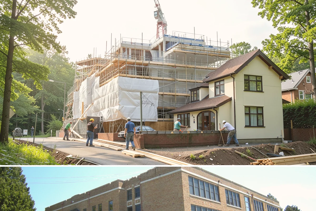 Pavilion Construction in Maple Valley, King County, WA - Breaking ground in the drier summer months keeps footing work and roofing on schedule before winter storms.