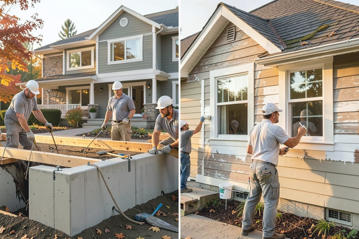 Pavilion Construction in Medina, King County, WA - Map the pavilion footprint against your patio and utilities