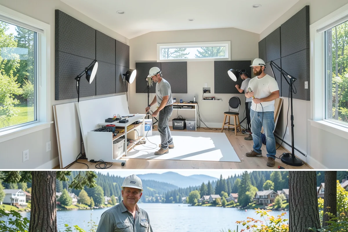 Pavilion Construction in Milton, King County, WA - Breaking ground in the drier summer months keeps footing work and roofing on schedule before winter storms.